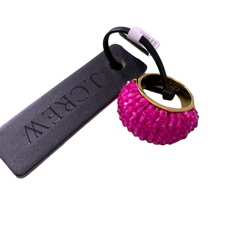 Vibrant J. Crew Woven Beaded Ring